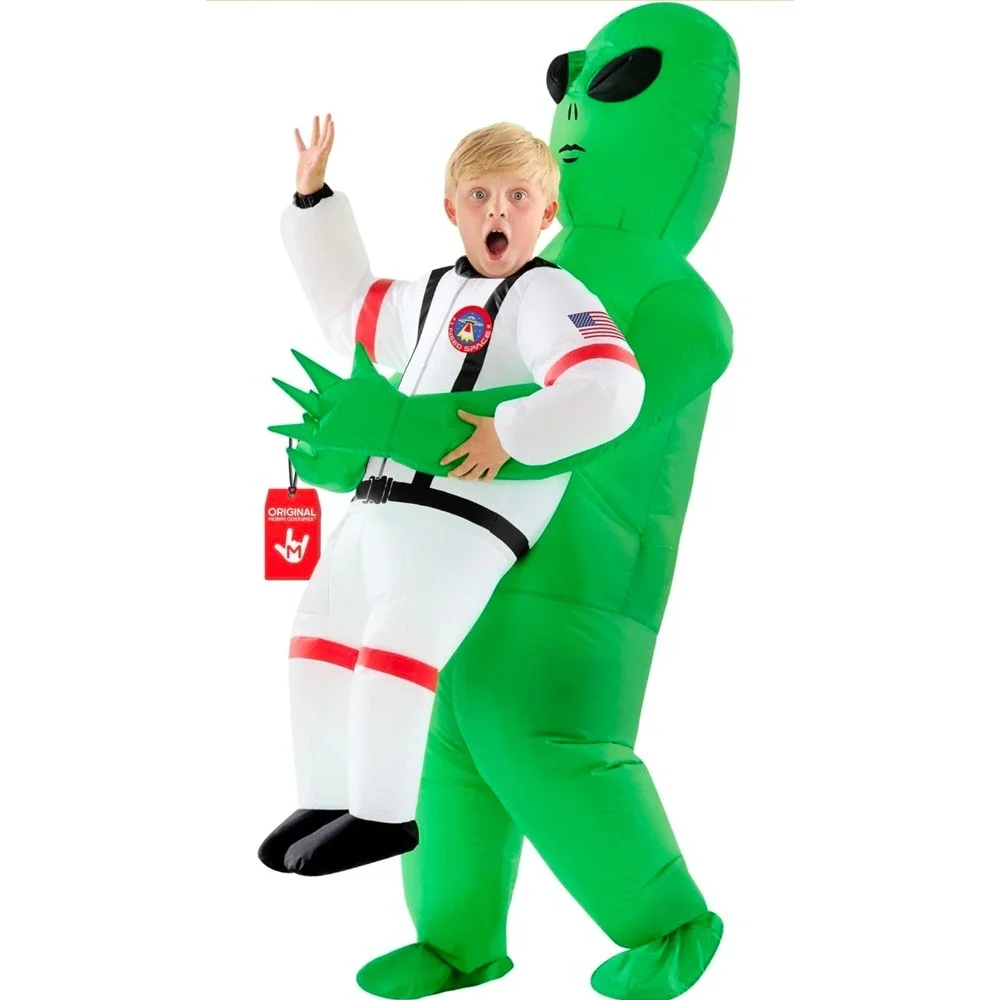 MorphCostumes Kids Inflatable Astronaut Alien Pick‎ Me Up Costume One Size